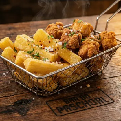 Porções fritas