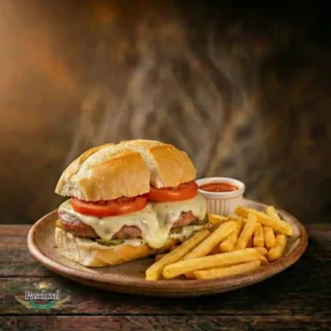 bauru linguiça tomate e queijo