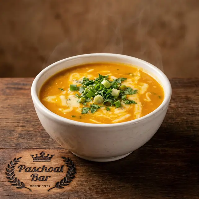 Caldo Abóbora com Gorgonzola