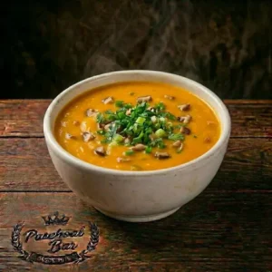 Caldo Abóbora com Shiitake