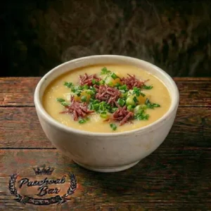 Caldo Mandioca com Carne Seca